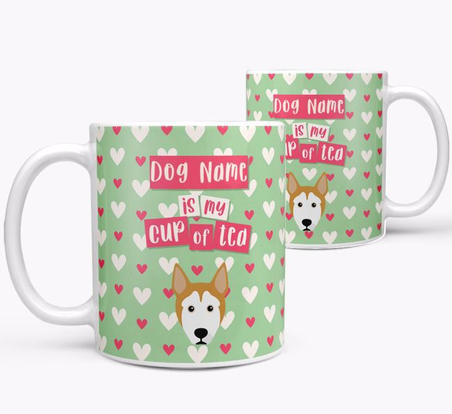 Personalised {breedFullName} '{dogsName} is my Cup of Tea' Mug